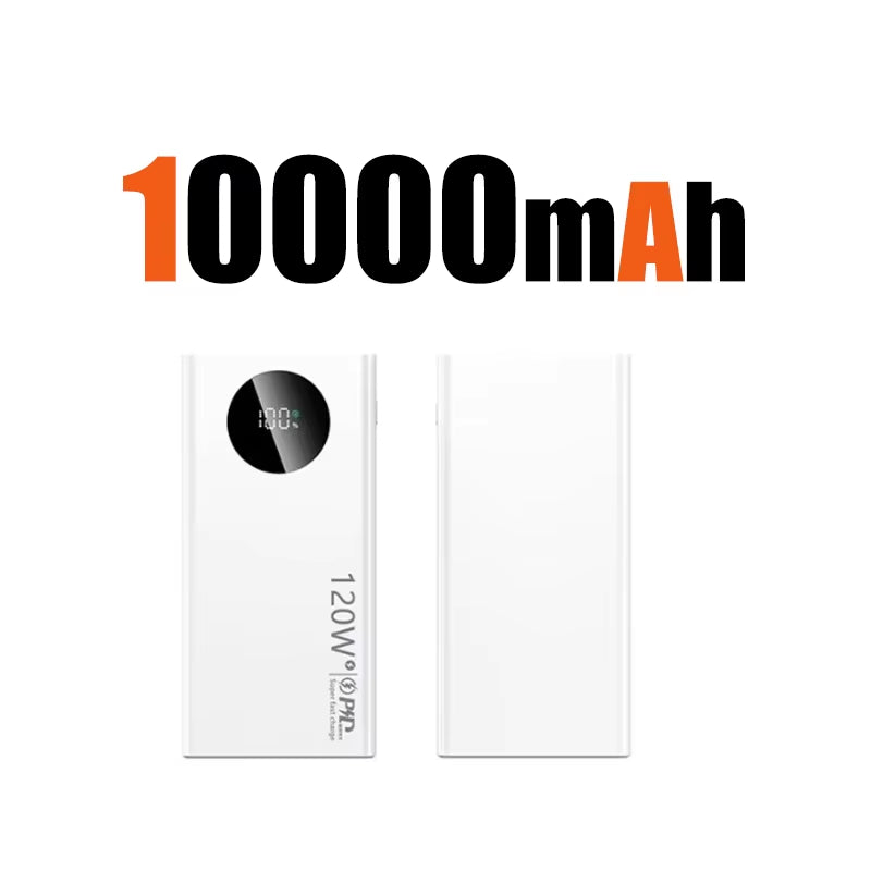 Unleash Power On-the-Go: 120W 50000mAh Ultra-Fast Charging Power Bank for iPhone, Samsung, and Huawei - Your Ultimate Portable Battery Solution for 2024!