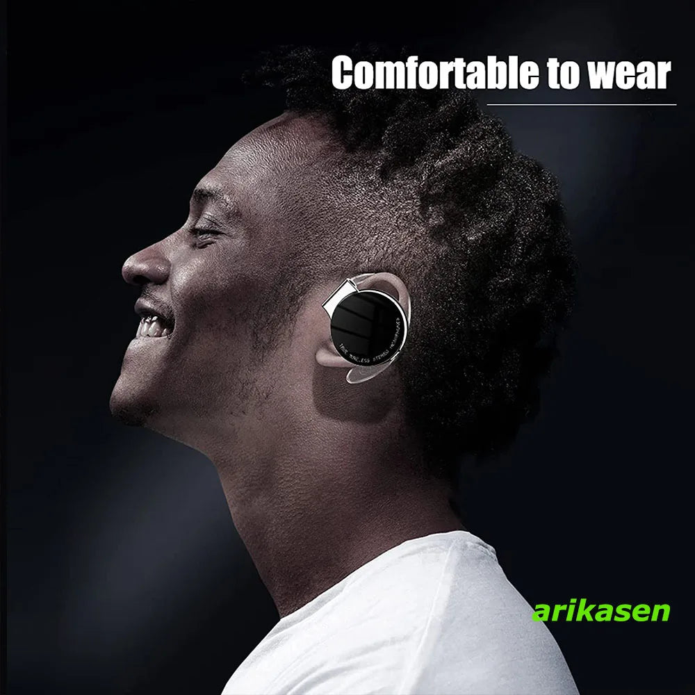 Experience Unmatched Freedom with Our Open Ear TWS Bluetooth Headphones - Perfect for Running and Workouts!