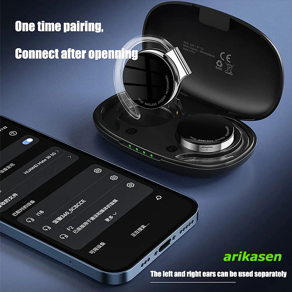 Experience Unmatched Freedom with Our Open Ear TWS Bluetooth Headphones - Perfect for Running and Workouts!