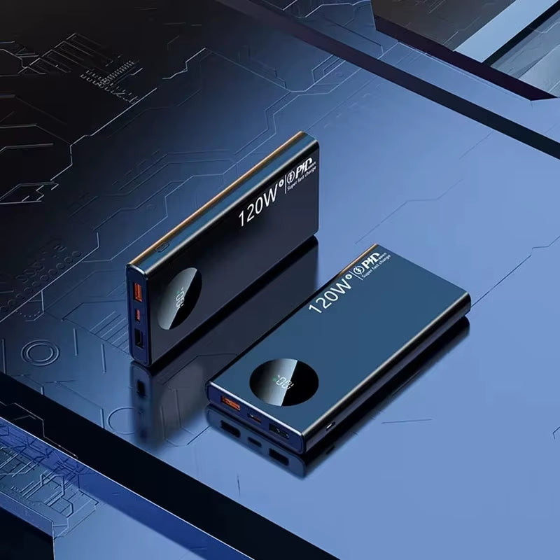 Unleash Power On-the-Go: 120W 50000mAh Ultra-Fast Charging Power Bank for iPhone, Samsung, and Huawei - Your Ultimate Portable Battery Solution for 2024!