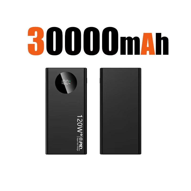 Unleash Power On-the-Go: 120W 50000mAh Ultra-Fast Charging Power Bank for iPhone, Samsung, and Huawei - Your Ultimate Portable Battery Solution for 2024!